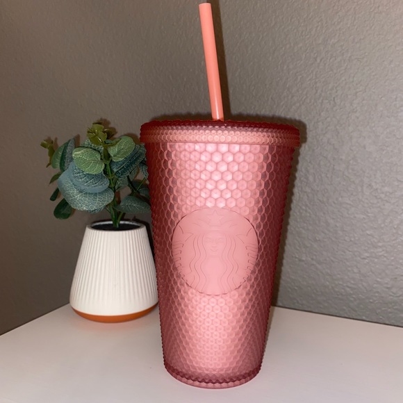 Starbucks Pink Matted Studded Grande Size Tumbler - Picture 3 of 3